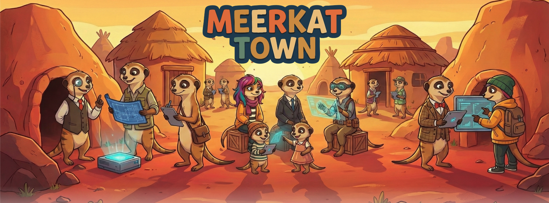 Meerkat Town Banner